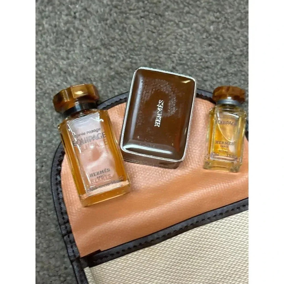 Parfums Hermes Paris Pan Am Airline First Class Amenity Bag - Picture 4 of 15